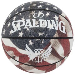 Баскетбольный мяч Spalding Stars Stripes, размер 5 цена и информация | Баскетбольные мячи | hansapost.ee