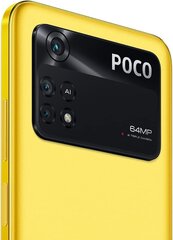 POCO M4 Pro, 128 GB, Dual SIM, Yellow hind ja info | Telefonid | hansapost.ee