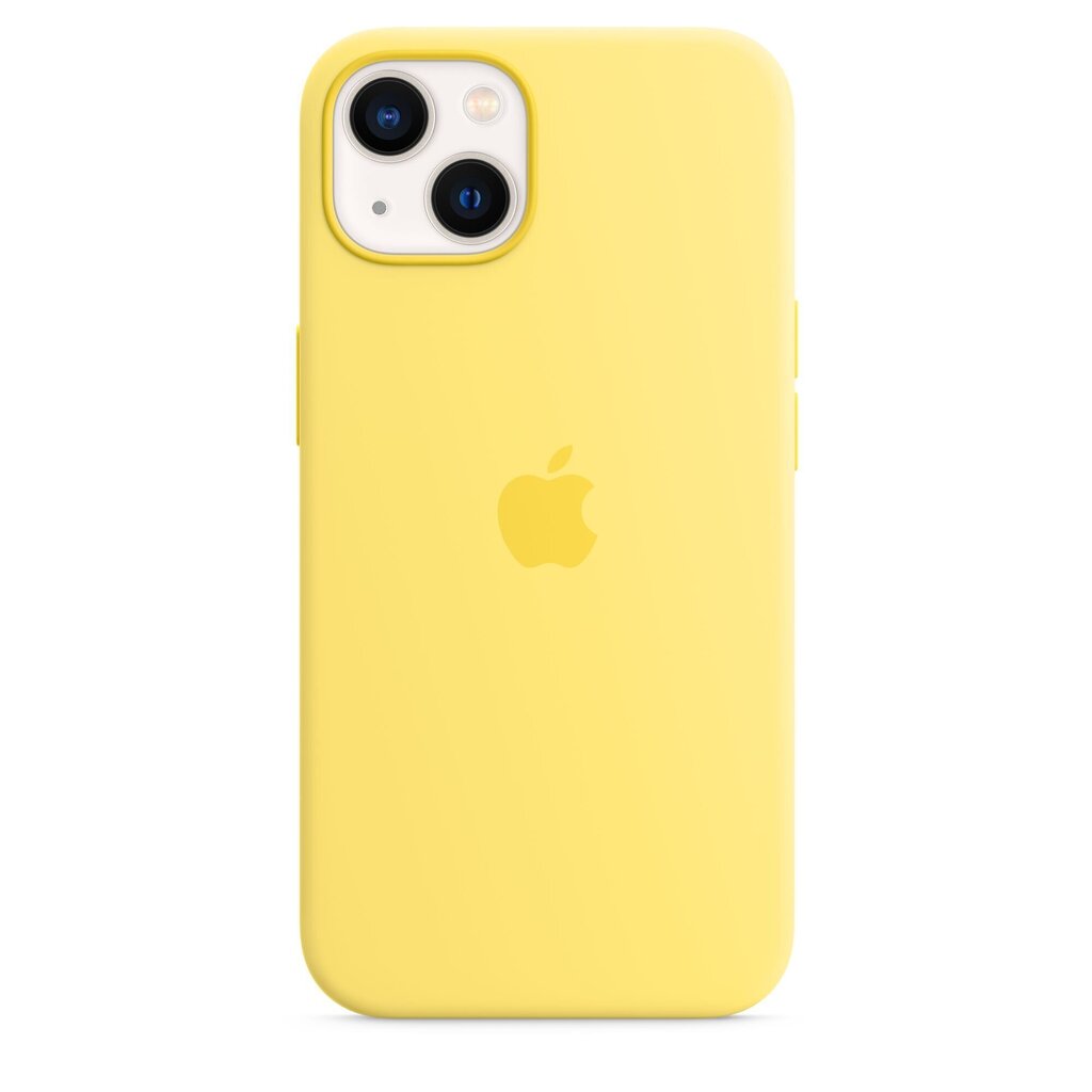 iPhone 13 Silicone Case with MagSafe,Lemon Zest цена и информация | Telefonide kaitsekaaned ja -ümbrised | hansapost.ee