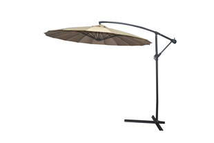 Напольный уличный зонт NORE Ella, песочный цвет цена и информация | Зонты, маркизы, стойки | hansapost.ee