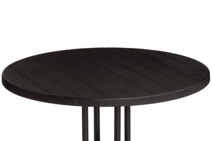 Садовый стол 4Living Malaga 80 см, чёрный цена и информация | Садовые столы, столики | hansapost.ee