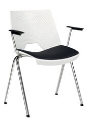 Офисный стул Wood Garden TC Strike с подлокотниками, белый/черный цена и информация | Офисные кресла | hansapost.ee