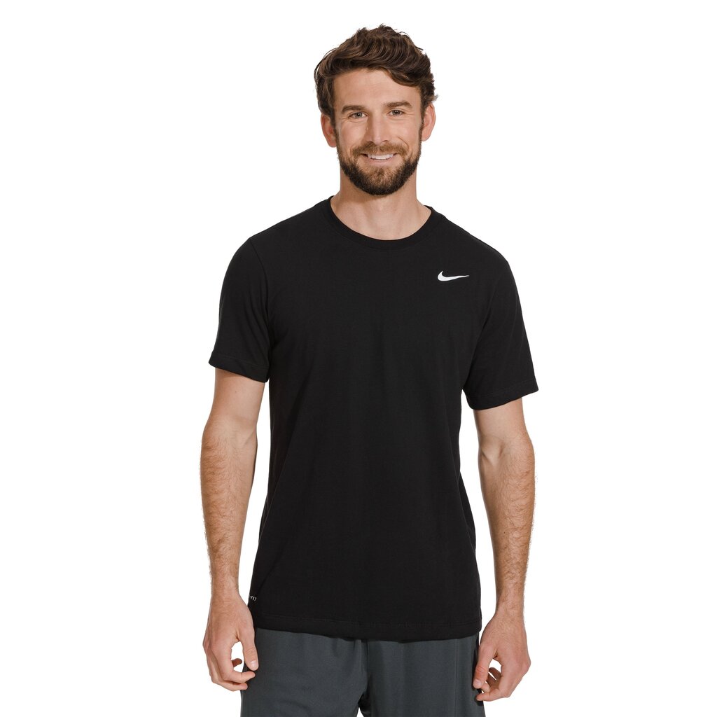 Nike meeste T-särk DF TEE DFC CREW SOLID, must цена и информация | Spordiriided meestele | hansapost.ee