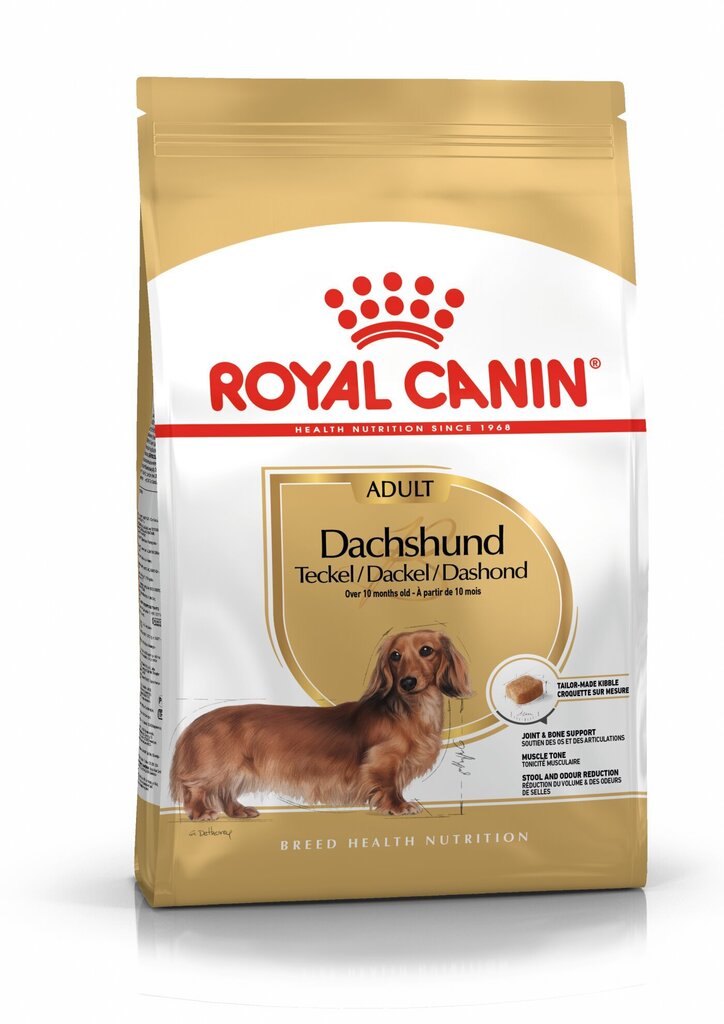 Royal Canin täiskasvanud taksikoertele Dachshund adult, 7.5 kg цена и информация | Koerte kuivtoit ja krõbinad | hansapost.ee