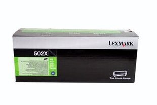 Лазерный картридж Lexmark 502X (50F2X00) Return, черный цена и информация | Картриджи и тонеры | hansapost.ee