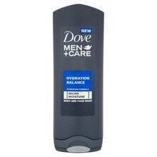 Dove dušigeel Men + Care Hydration Balance (keha- ja näopesuvahend) 400 ml hind ja info | Dušigeelid, õlid | hansapost.ee