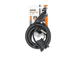 Велозамок AXA Resolute 12-180, 12x1800 мм, черный цена и информация | Замки для велосипеда | hansapost.ee