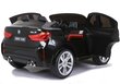 Elektriline maastur BMW X6M, värvitud must цена и информация | Laste elektriautod | hansapost.ee