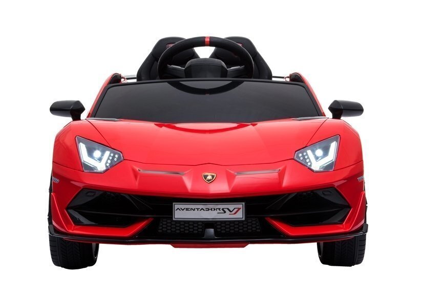 Elektriline sportauto Lamborghini Aventador, punane hind ja info | Laste elektriautod | hansapost.ee