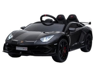 Elektriline sportauto Lamborghini Aventador, must hind ja info | Elektrilised autod lastele | hansapost.ee