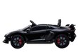 Elektriline sportauto Lamborghini Aventador, must цена и информация | Laste elektriautod | hansapost.ee