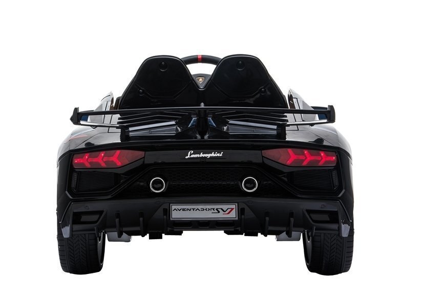 Elektriline sportauto Lamborghini Aventador, must цена и информация | Laste elektriautod | hansapost.ee
