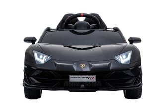 Elektriline sportauto Lamborghini Aventador, must цена и информация | Электромобили для детей | hansapost.ee