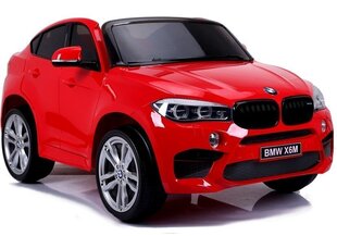 Электрический внедорожник BMW X6M, светло-красный цена и информация | Электромобили для детей | hansapost.ee