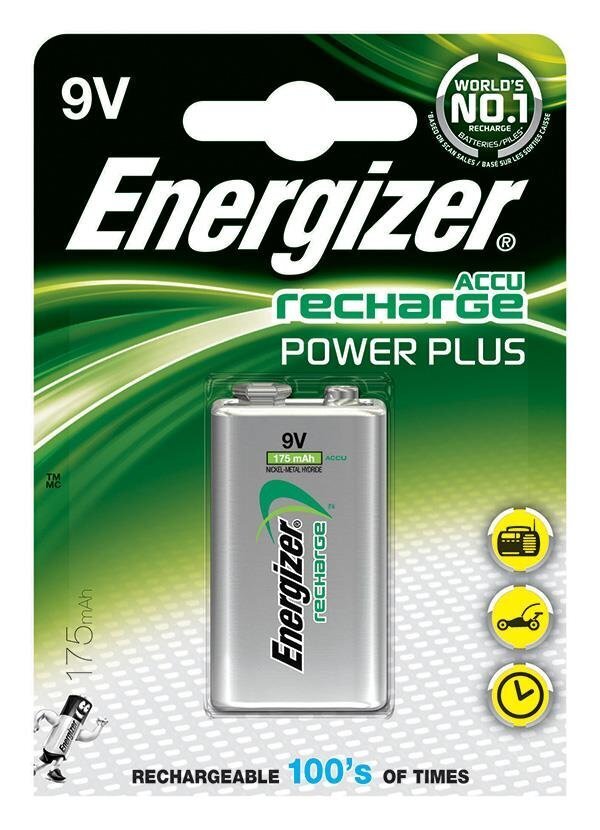Energizer 175mAh NiMH 9V Rechargeable, 1 tk. hind ja info | Patareid | hansapost.ee