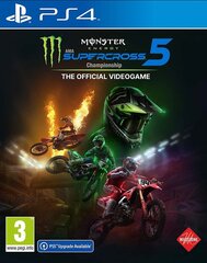Monster Energy Supercross 5 Playstation 4 PS4 игра цена и информация | Milestone Компьютерная техника | hansapost.ee