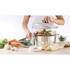 Крышка для кастрюли Pyrex All For One, прозрачная, стекло: размеры - 20 см цена и информация | Cковородки | hansapost.ee