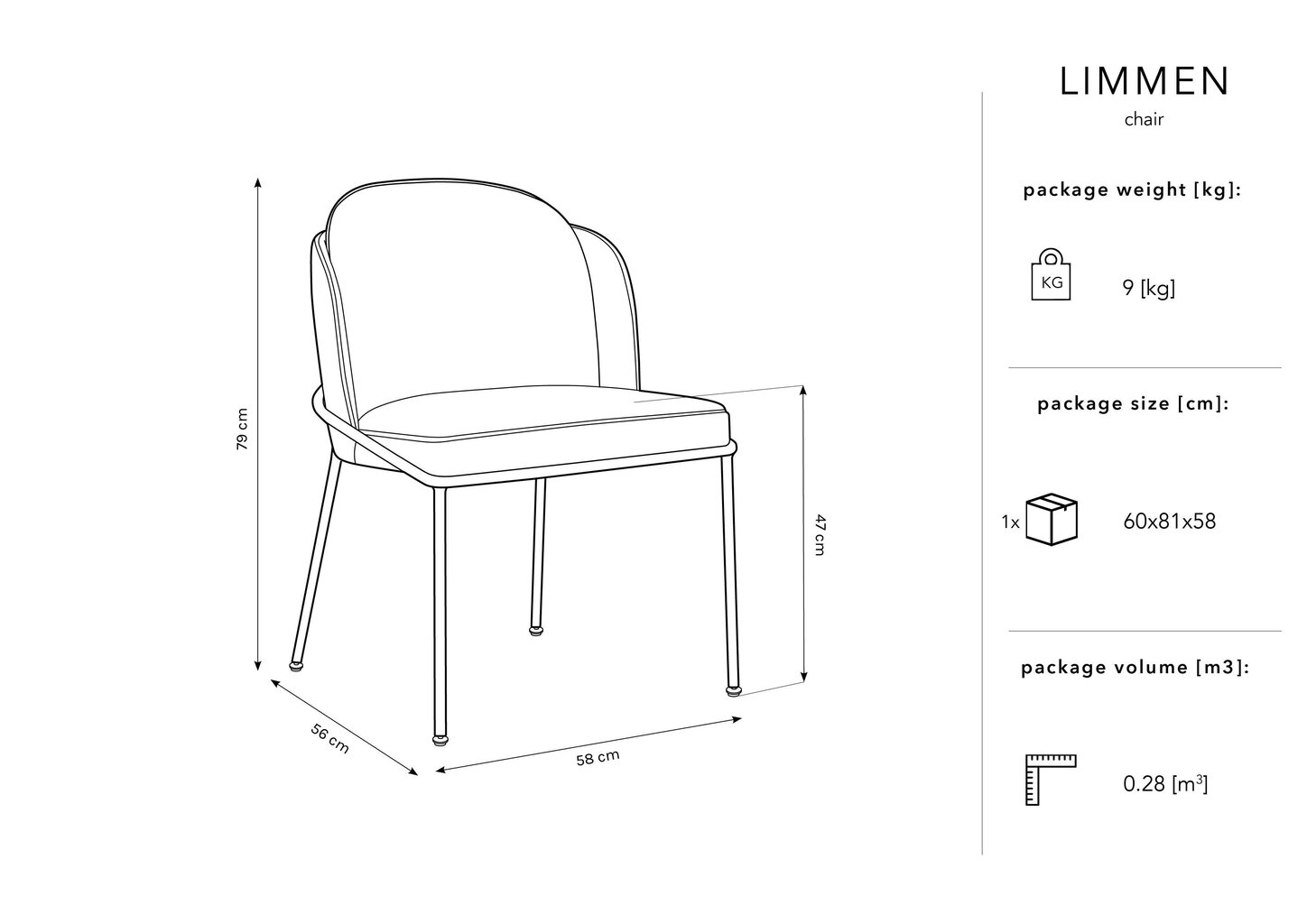 Toolide komplekt Micadoni Home Limmen, 2 tooli, punane цена и информация | Köögitoolid, söögitoolid | hansapost.ee