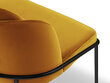 Toolide komplekt Micadoni Home Limmen, 2 tooli, kollane hind ja info | Köögitoolid, söögitoolid | hansapost.ee