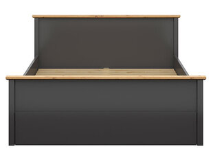 Кровать BRW Hesen 160x200см, серая/коричневая цена и информация | Кровати | hansapost.ee