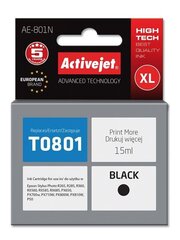 ActiveJet AE-801N, Epson T0801, XL suure tindikassetiga kassett, must цена и информация | Картриджи для струйных принтеров | hansapost.ee