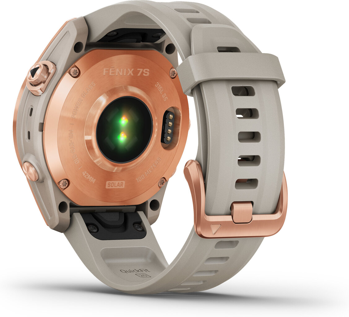 Garmin fēnix® 7S Solar Rose Gold/Light Sand hind ja info | Nutikellad, laste nutikellad | hansapost.ee