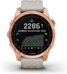 Garmin fēnix® 7S Solar Edition Rose Gold 010-02539-11 hind ja info | Nutikellad, laste nutikellad | hansapost.ee