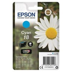 Epson 18 CY Ink Cartridge, Cyan hind ja info | Tindiprinteri kassetid | hansapost.ee