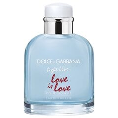 Туалетная вода Dolce & Gabbana Light Blue Love Is Love Pour Homme EDT 75 мл цена и информация | Мужские духи | hansapost.ee