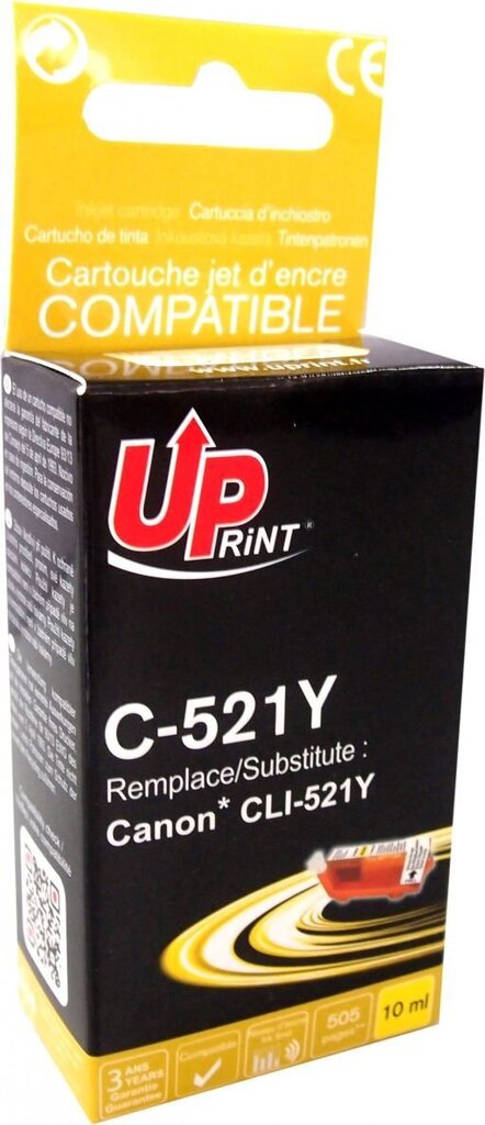 Tint UPrint C-521Y hind ja info | Tindiprinteri kassetid | hansapost.ee