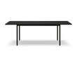 Kokkupandav laud Micadoni Home Kavir, 120x80 cm, must hind ja info | Köögilauad, söögilauad | hansapost.ee