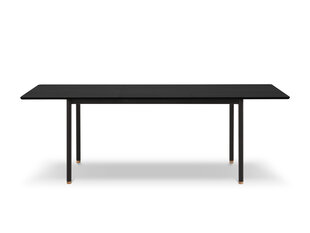Раскладной стол Micadoni Home Kavir, 140x90 см, черный цена и информация | Кухонные и обеденные столы | hansapost.ee