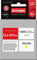 Printerikassett Active Jet AC-571YRX, kollane hind ja info | Tindiprinteri kassetid | hansapost.ee
