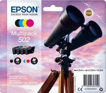 EPSON Multipack 4-colours 502 Ink hind ja info | Tindiprinteri kassetid | hansapost.ee