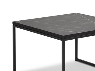Журнальный столик Micadoni Home Veld, 54x34 см, серый/черный цена и информация | Журнальные столики | hansapost.ee