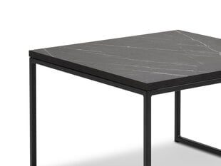 Журнальный столик Micadoni Home Veld, 62x42 см, серый/черный цена и информация | Журнальные столики | hansapost.ee