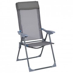 Складной стул Lido, серый/синий цена и информация | Садовые стулья, кресла, пуфы | hansapost.ee