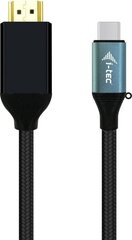 USB C -HDMI Kaabel i-Tec C31CBLHDMI60HZ  Must hind ja info | Unitek Mobiiltelefonid ja lisatarvikud | hansapost.ee