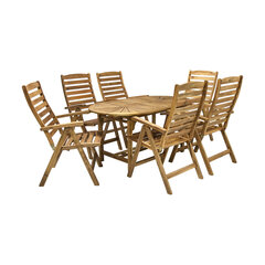 Стул Finlay 5, коричневый цена и информация | Садовые стулья, кресла, пуфы | hansapost.ee