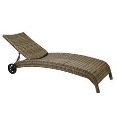 Lamamistool Wicker, helepruun price and information | Tanning beds | hansapost.ee