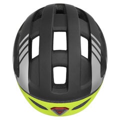 Велошлем Spokey Pointer Speed, со светодиодной подсветкой, черный/зеленый цена и информация | Шлемы | hansapost.ee