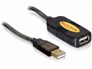 Delock USB 2.0 A-A M/F Extension, 10m цена и информация | Адаптеры, USB-разветвители | hansapost.ee