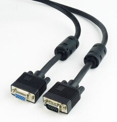 Gembird VGA Extension Cable HD15M/F, 1.8m hind ja info | Juhtmed ja kaablid | hansapost.ee