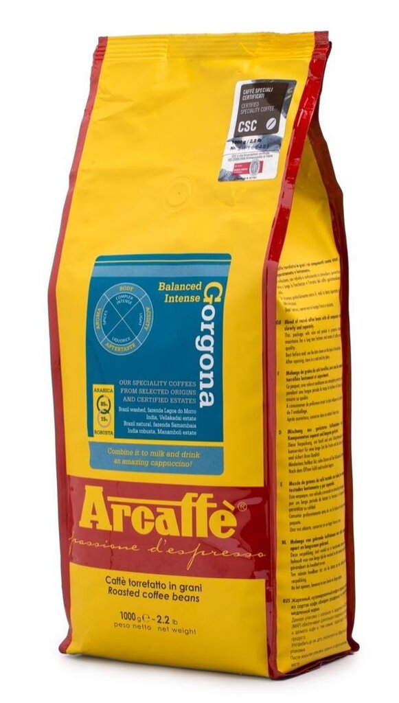 Kohvioad Arcaffe Gorgona, 1 kg hind ja info | Kohv ja kakao | hansapost.ee