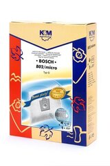 Tolmukotid K & M Bosch B02 Typ G Microbag hind ja info | Tolmuimejate lisatarvikud | hansapost.ee