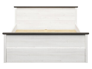 Кровать BRW Hesen, 160x200см, белый/черный цена и информация | Кровати | hansapost.ee