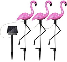 Aiavalgusti komplekt - flamingod, 3 tk. hind ja info | Aiavalgustid ja õuevalgustid | hansapost.ee