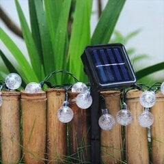 Гирлянда светодиодные солнечные садовые фонари цена и информация | Уличные светильники | hansapost.ee