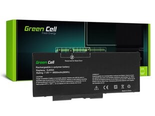 Bateria Green Cell 93FTF GJKNX do Dell Latitude 5280 5290 5480 5490 5491 5495 5580 5590 5591 Precision 3520 3530 hind ja info | Sülearvuti akud | hansapost.ee