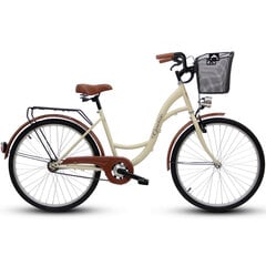 Городской велосипед Goetze Eco 26", кремовый цена и информация | Велосипеды | hansapost.ee